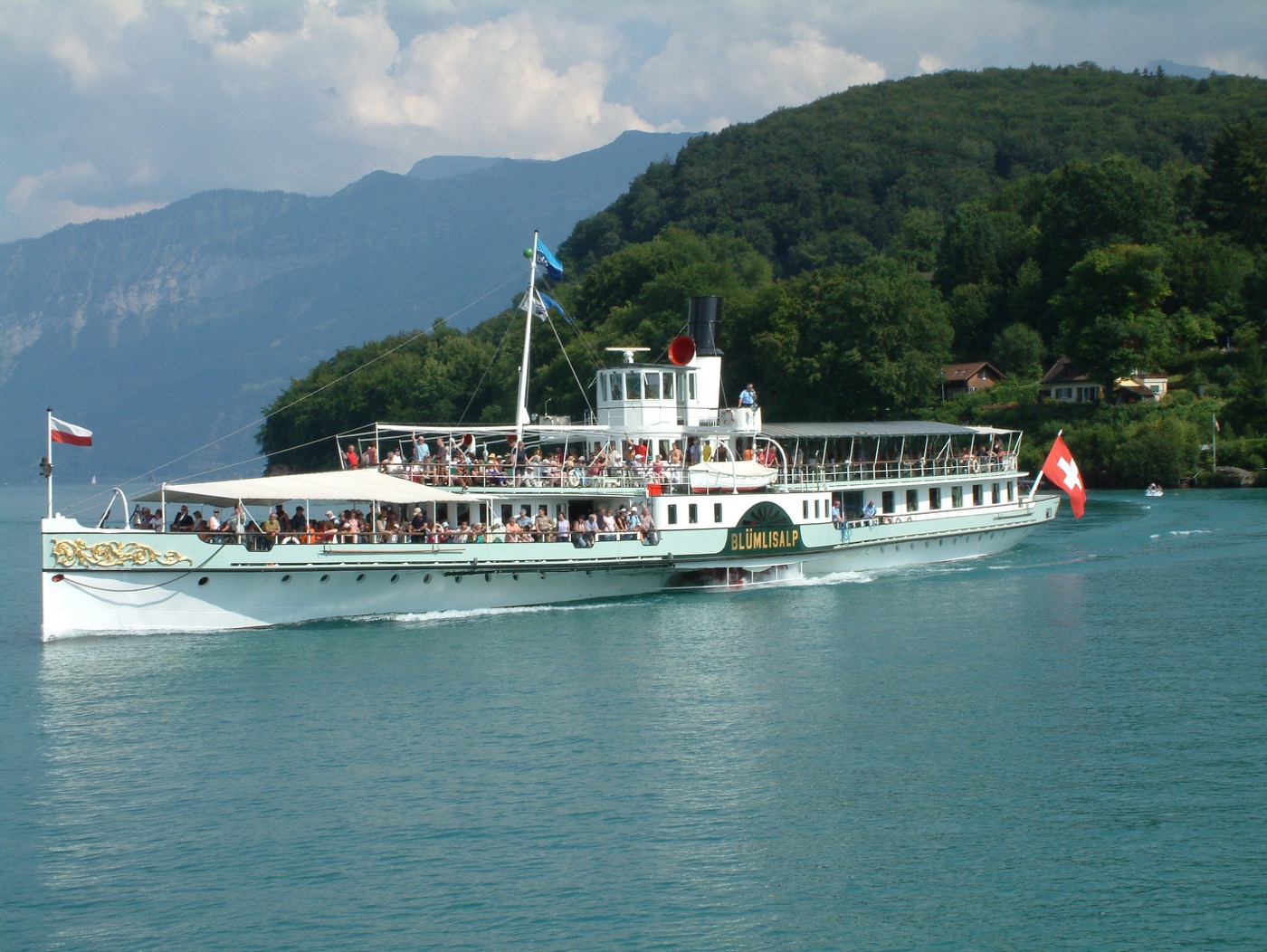 Le Blümlisalp sur le lac de Thoune